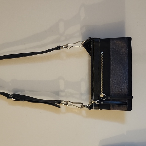 Coach Signature Stripe Demi Hand Bag w/xtra Coach Shoulder Strap - Picture 16 of 16